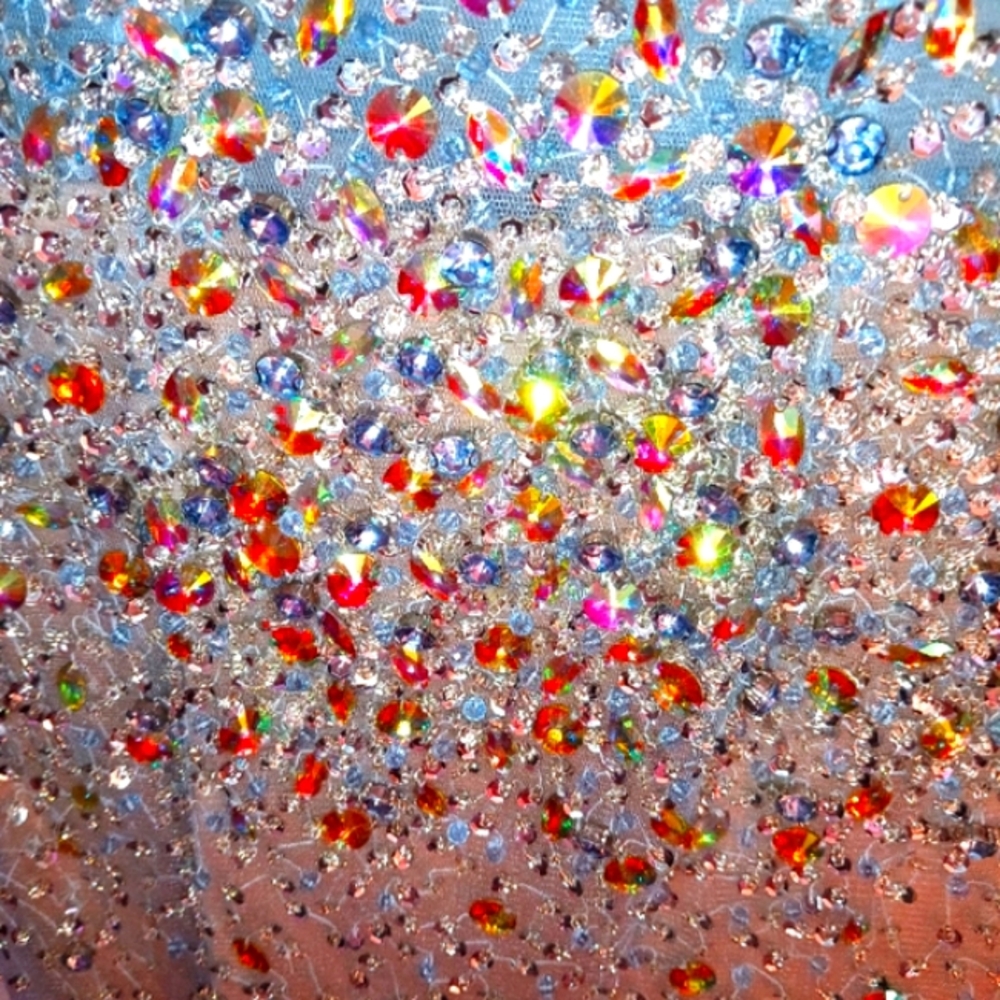 Sparkling Multicolor Gown - Picture 4 of 15